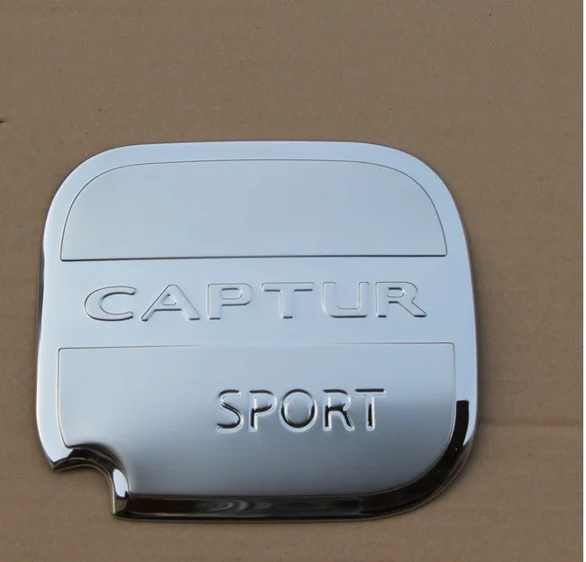 For Renault Captur Fuel Tank Cap stainless steel Tank Cover Car Styling Sticker Renault Captur
