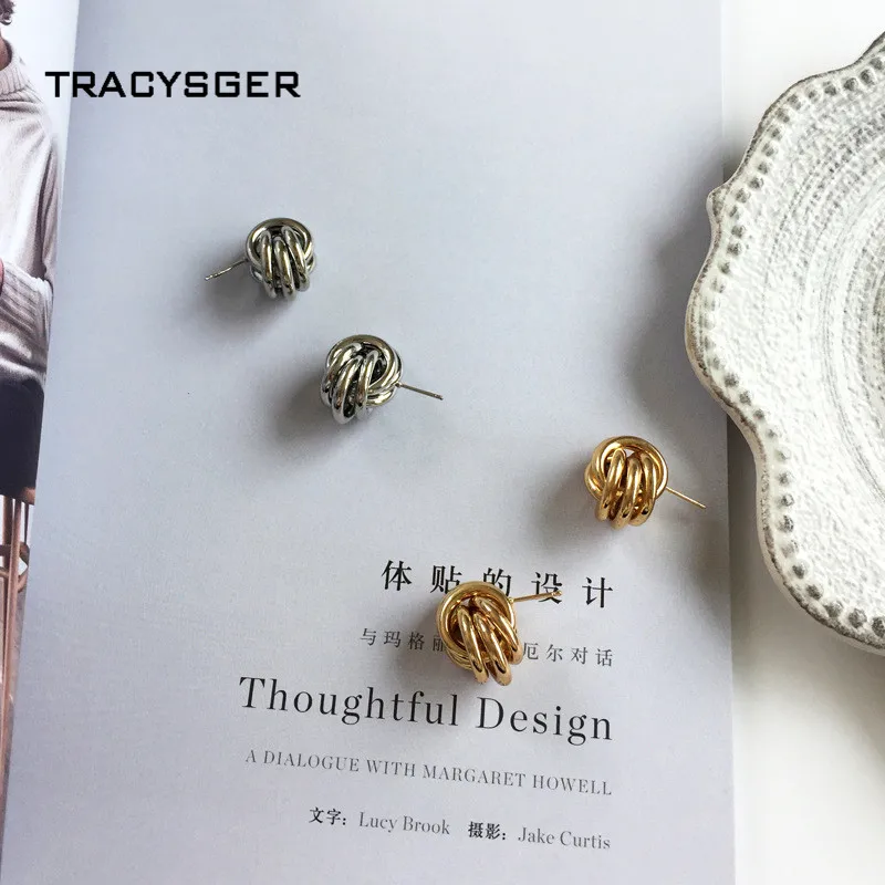 

BA-ER84433 /TRACYSGER/Minimalist Basic knot earrings