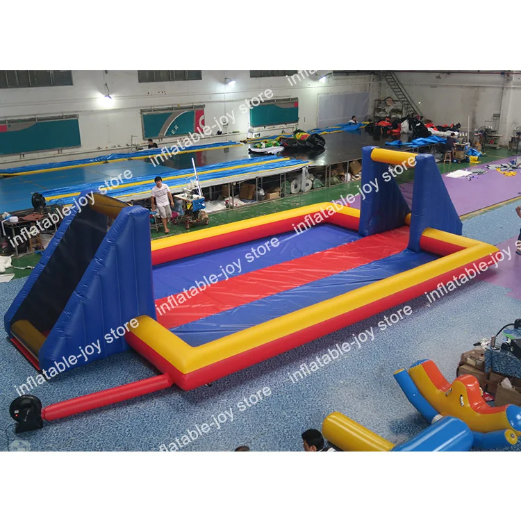 free ship to door!12*6m durable inflatable football field factory