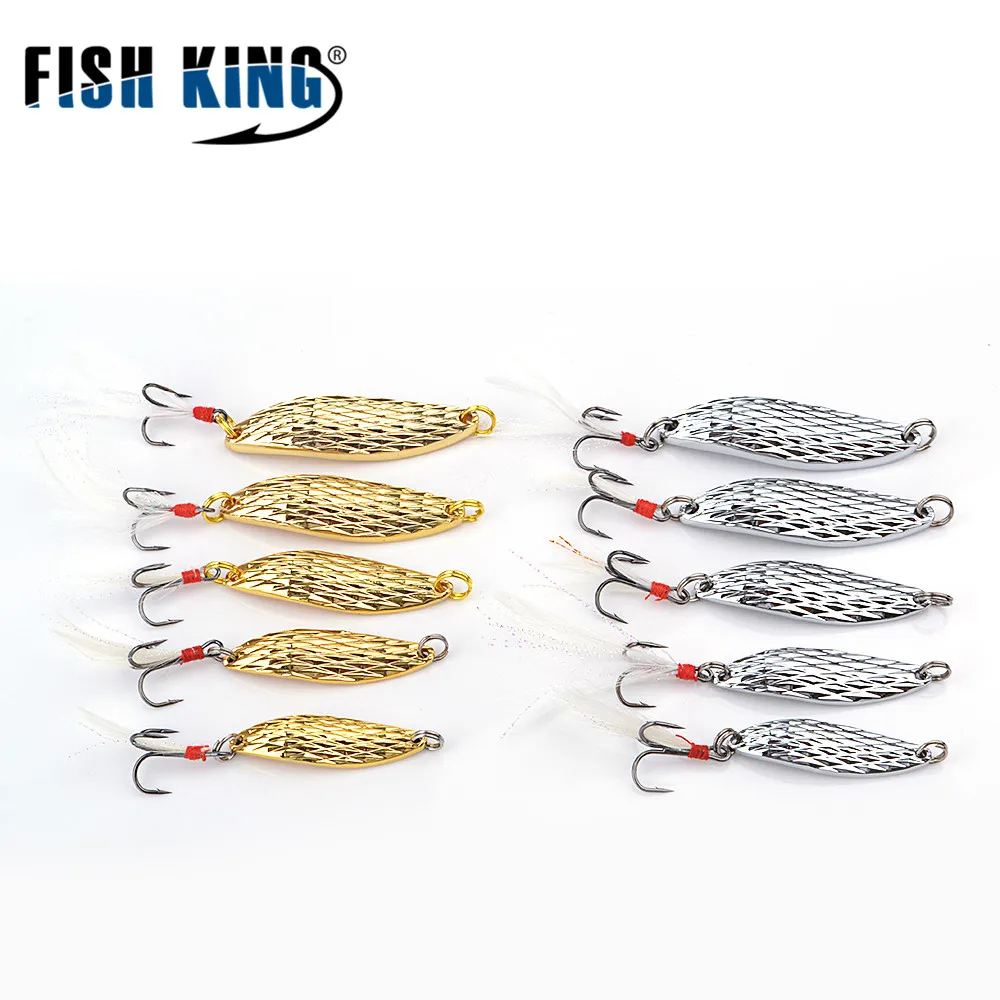 Spoon spinner Fishing Lure Treble Hook Lure 5 20G Esche Artificiali