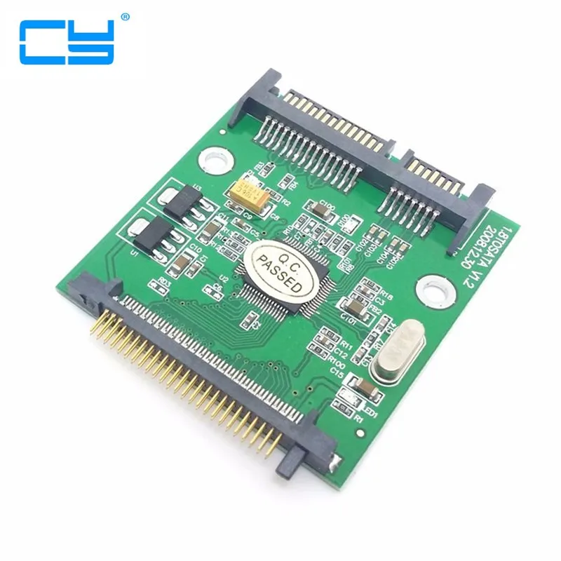 

SATA 22 Pin to 50pin 1.8 Inch IDE Hard Drive SSD Adapter Convertor Card PCBA ide to sata ide adapter card sata to ide
