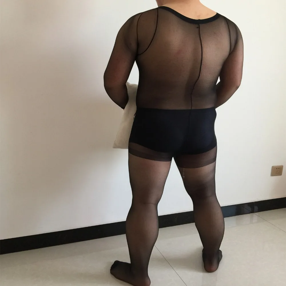 

Sexy Gay Men's body stocking transparent male socks Men Women Pantyhose Tights Stocking Lingerie Men Underwear Plus Size Erotic
