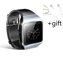 Electshong 8gb smartwatch bluetooth mp3 player com tela de toque fm medidor pedo relógio do mundo + fone de ouvido (presente)