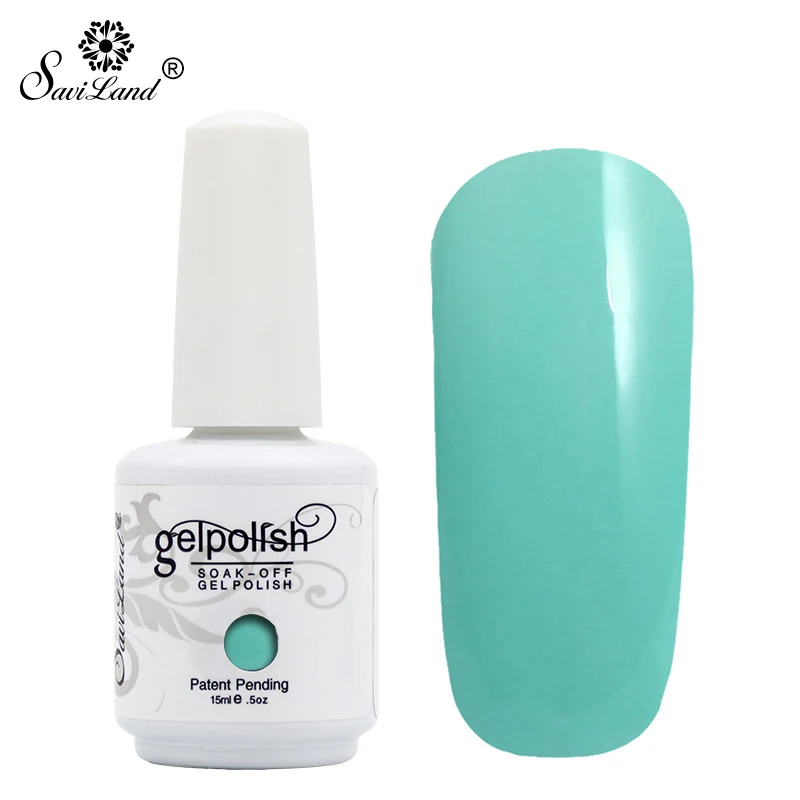 

Saviland 15ml Nail Gel Polish Paint Hybrid Manicure Christmas Enamel UV Led Gel Lacquer 58 Lucky Colors Nail Art Gel Varnish