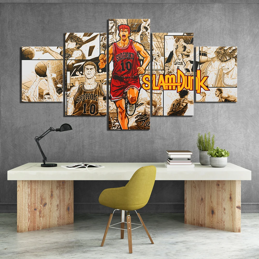 5-Piece-HD-Anime-Boy-Pictures-Hanamichi-Sakuragi-SLAM-DUNK-Poster-Basketball-Comic-Artwork-Canvas-Paintings (1)