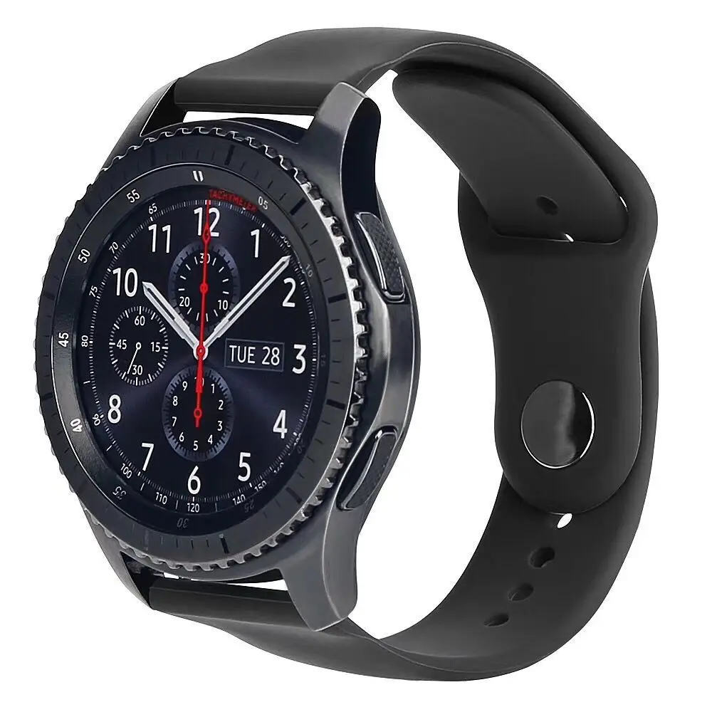 22 20 браслет для samsung Galaxy watch Active 46 мм 42 s2 S3 live Neo Ticwatch 1 2 E pro Band силиконовый ремешок amazfit 2 s pace ремешок Bip