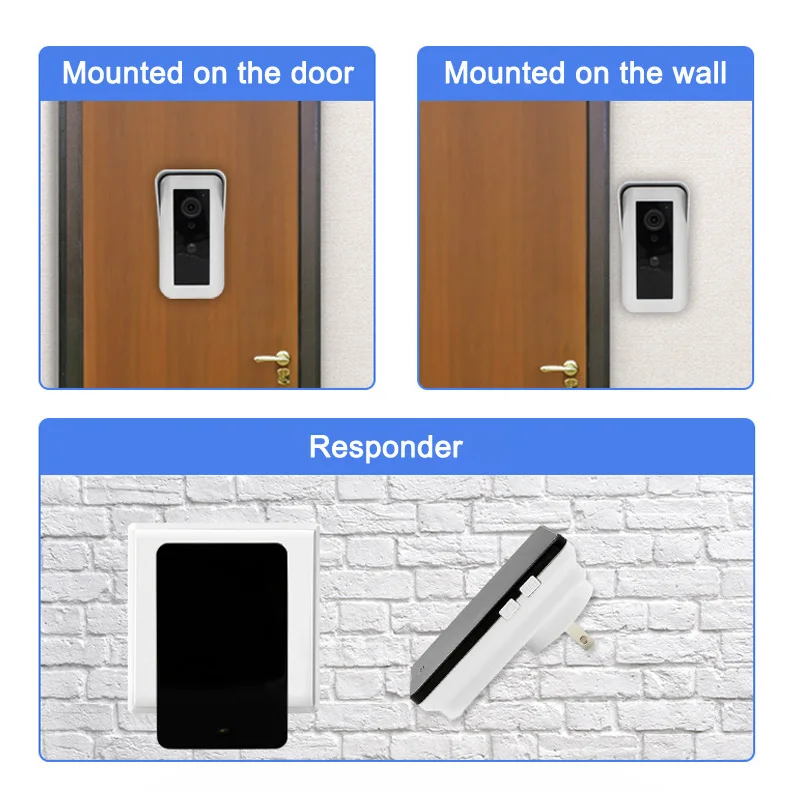 

Wireless IP Video Intercom Smart WI-FI Door Bell Camera Night Vision Two-way Audio Doorbell SIR Shop