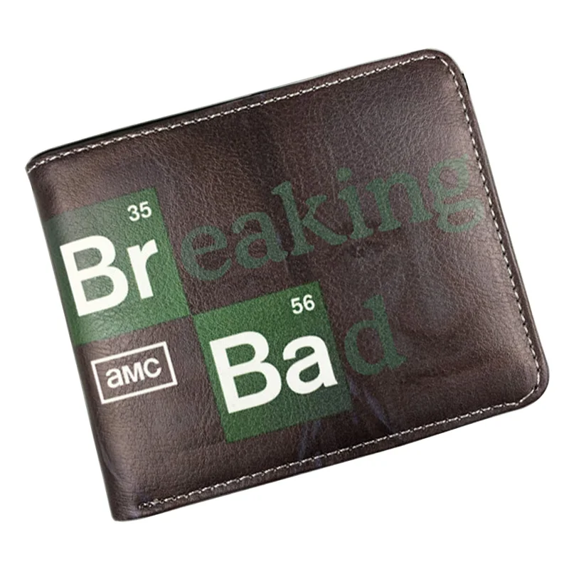

Bioworld Anime Breaking Bad Wallets Gift for Boy Girl Teenager Zipper Coin Pocket Purse Leather Card Holder Bags Dollar Wallet