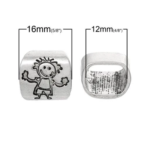 Charm Beads for Leather Bracelet/watch Bands or Wrist Bands (Little Boy) (1)