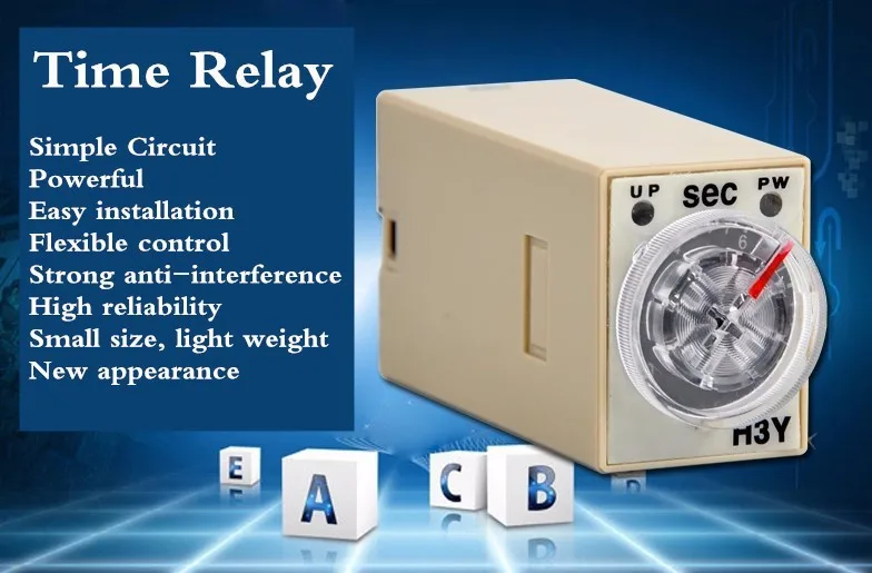 

High quality, 1 set H3Y-2 DC 12V Delay Timer Time Relay 0-10 Minute + H3Y-2 Base