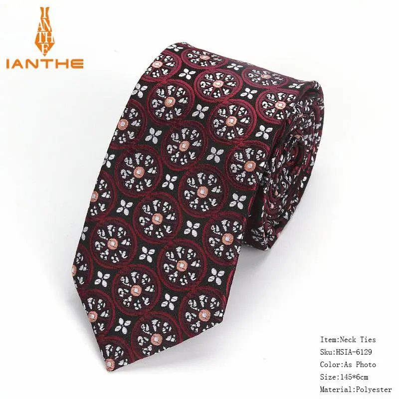 Новые галстуки для мужчин фирменные галстуки для мужчин s синие красные галстуки на шею свадебные костюмы полиэстер шелковая гравита бизнес Corbatas галстук - Цвет: Photo Color