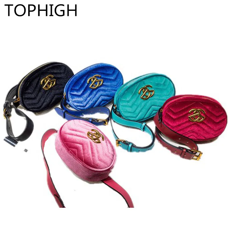 

belt bag waist bag round fanny Pack women luxury brand leather handbag red black beige 2018 summer hight quality drop shipping