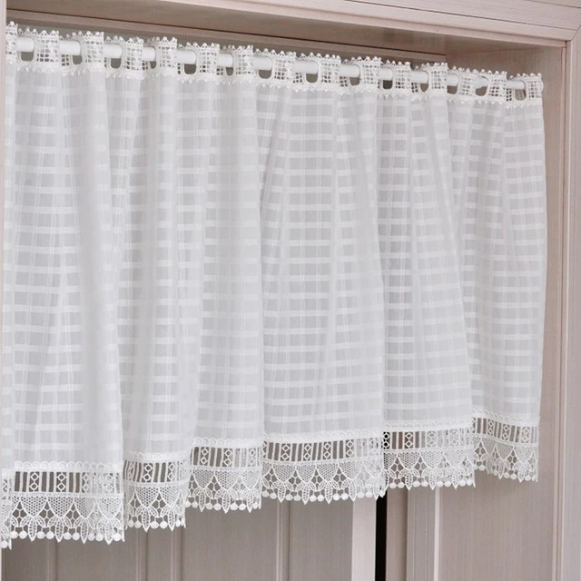 Coton dentelle plaid cuisine rideau livraison 140 cm x 45 cm ... Coton dentelle plaid cuisine rideau livraison 140 cm x 45 cm ...