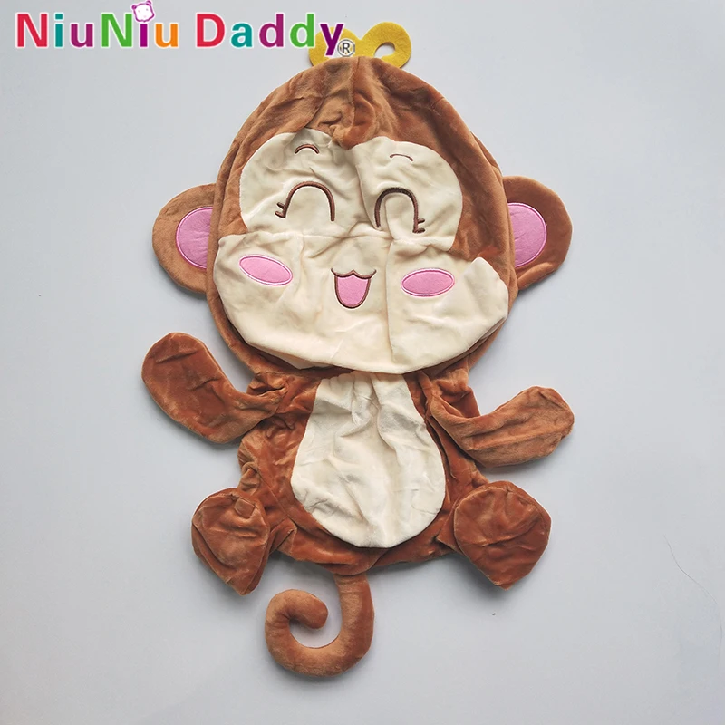 

Niuniu Daddy Cute Plush Toy Skins Teddy Bears Skins Monkey With Smile Lovely Dark Brown For Children And Girls Birthday Gifts