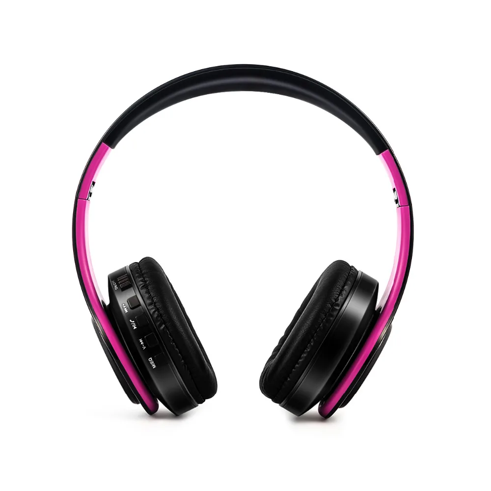 Беспроводные стереонаушники Bluetooth 15 часов со слотом для TF карты совместимы всеми