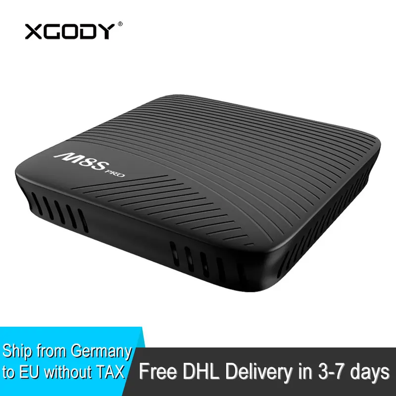 DHL Free Shipping XGODY M8S Pro Kodi Smart TV Box Android 7.1 Nougat 3G DDR4 Amlogic S912 Octa Core 4K TV Receiver Media Player