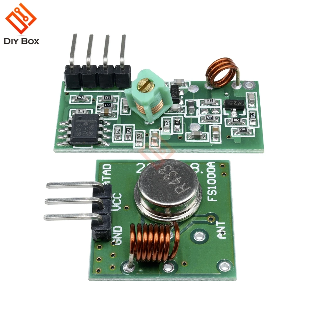 433 МГц RF беспроводной передатчик и модуль приемника DIY комплект для Arduino ARM MCU WL|kit for