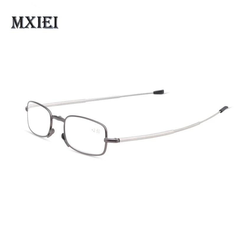Skup MEIXI składane okulary do czytania soczewki asferyczne soczewki żywica ze stopu rama okulary fotochromowe kobiety mężczyźni okulary unisex + 0.5 0.75 1.25 1.75 3.5