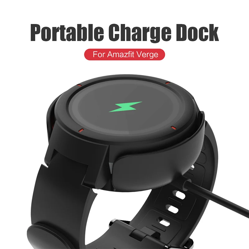 

SIKAI For Huami Amazfit Verge Smart Watch Replacement USB Chargers Charging Dock Cables for Amazift verge lite for huami 3 watch