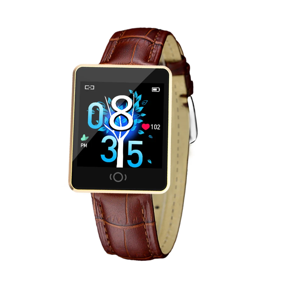 Новые женские фитнес-трекер Смарт-часы Bluetooth Металлические Водонепроницаемые наручные часы пульсометр кровяное давление спортивные часы