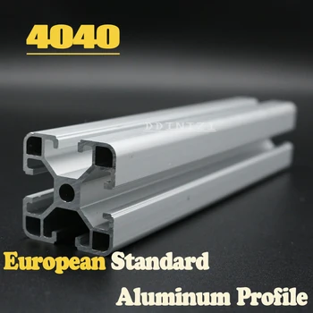 

CNC 3D Printer Parts European Standard Anodized Linear Rail Aluminum Profile Extrusion 4040 for DIY 3D printer 1pcs
