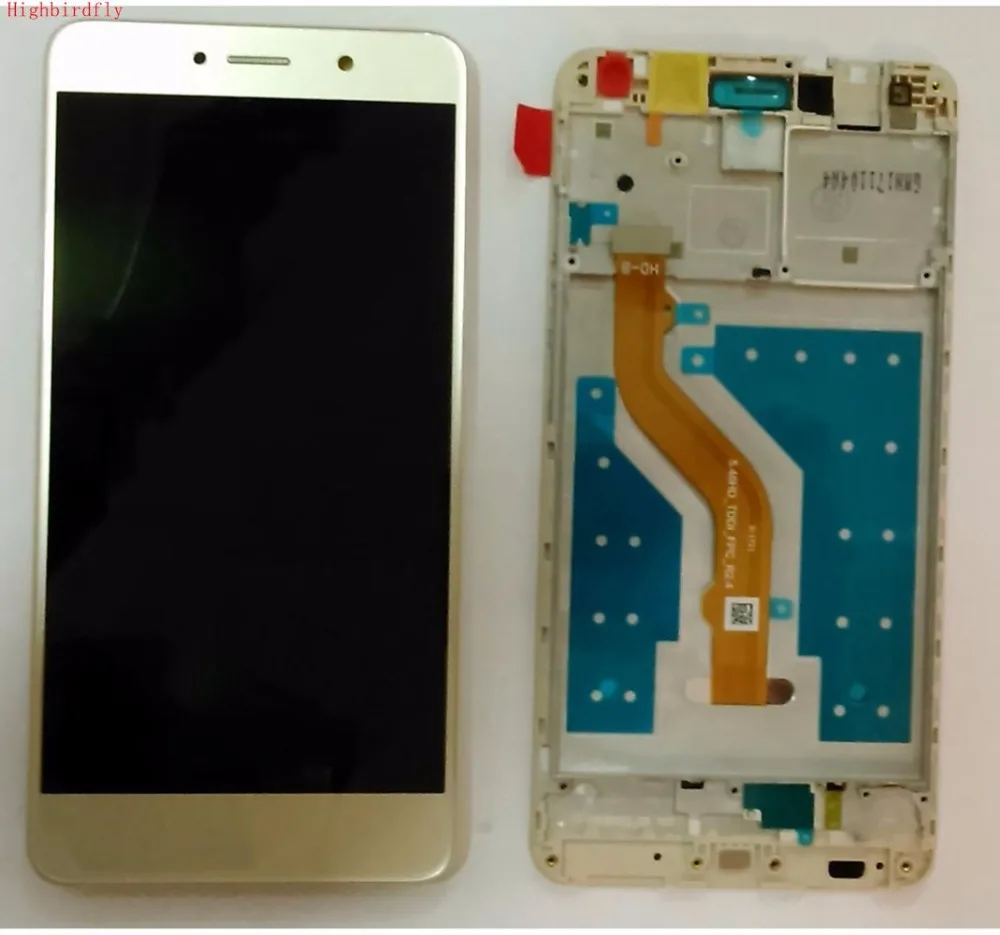 Highbirdfly для Huawei Y7 Prime 2017 TRT-L21A TRT-LX1 TRT-LX3 ЖК-дисплей + Сенсорное стекло дигитайзер