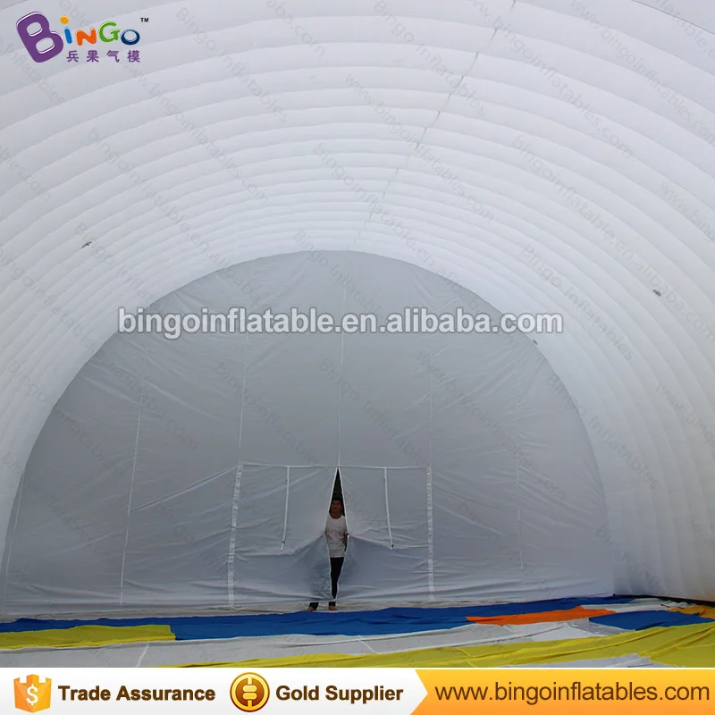  giant 10x8x6M Inflatable Stage Cover Tent in white color toy tents