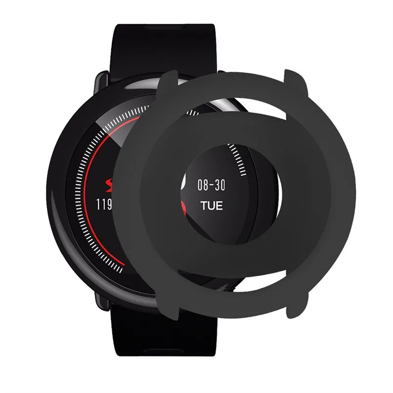  Replacement Soft TPU Full Case Cover Shell Silicone Frame Protective for Xiaomi Huami AMAZFIT Pace Smart Watch 40AP2409