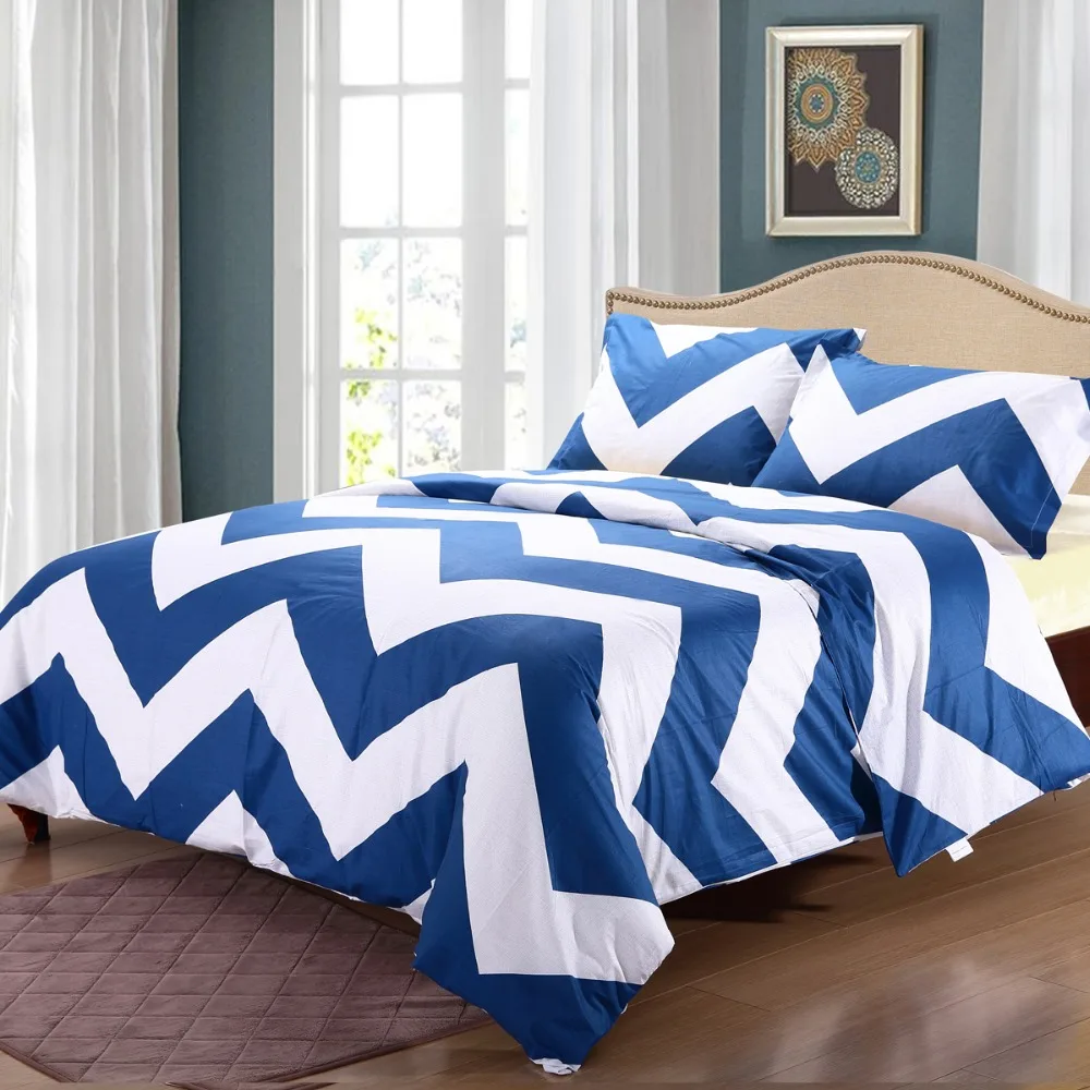 Popular Modern Bedding Designsbuy Cheap Modern Bedding Designs - Modern Style Cotton Pcs Neat Designs Duvet Cover Set Bright Color Blueand White popular modern bedding designsbuy cheap modern bedding designs - modern style cotton pcs neat designs duvet cover set bright color blueand white