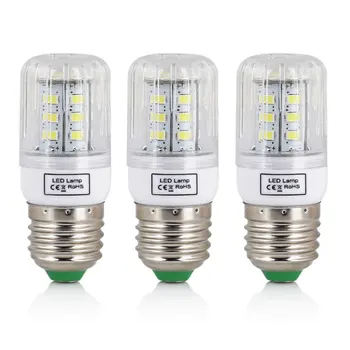 

E27 LED Lamp 5730SMD Lights Corn Led Bulb 24Leds 5W Chandelier Candle Lighting Home Decoration