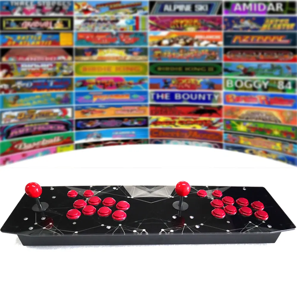 

Raspberry Pi 3B+ RAC-T300 Two Players Retro Arcade Game Console 64G/128G