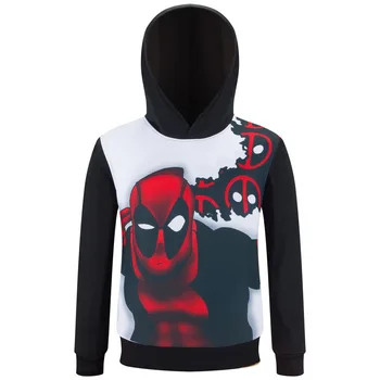 

Deadpool Boys Hoodies Casual Cartoon Kids Sweatshirt Hot sales Children Clothes