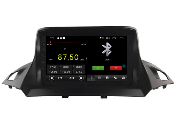 Excellent Elanmey top equipped 8 cores+4GB ram+64G rom android 8.1 car radio for Ford Kuga 2013-2018   Gps navigation multimedia head unit 5