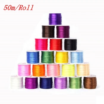 

Wire 100m 0.7mm Colorful Stretchy Elastic Cord Crystal String Wire For Jewelry Making Beading Bracelet Wire Fishing Thread Rope