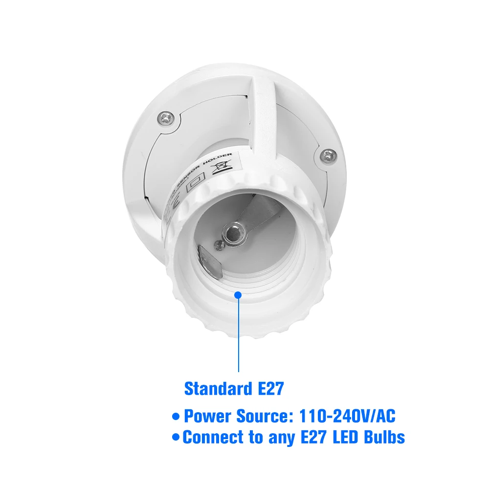 360 градусов PIR индукционный датчик движения ИК-инфракрасный детектор человека E27 штепсельная розетка переключатель база светодиодные лампы светильник датчик лампа держатель