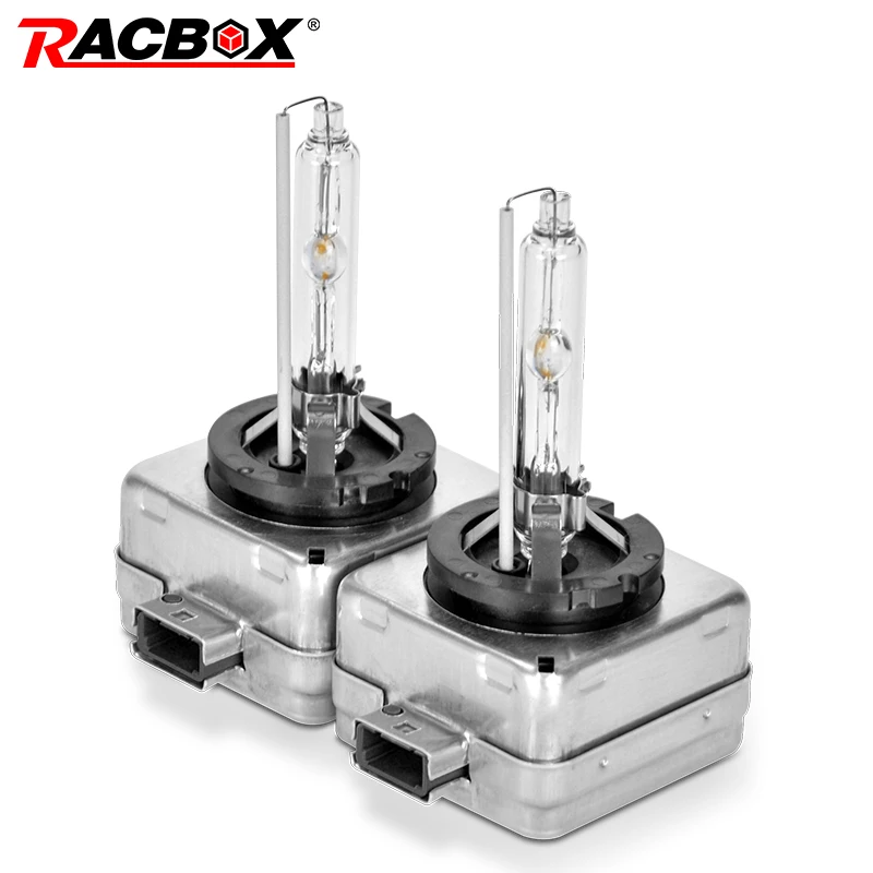 Racbox Pair D1S D1C D1R D3S D3R 35 Вт 12 В HID ксеноновая лампа светильник Globes 3000K 4300K 5000K 6000K 8000K 12000K автомобильный головной светильник