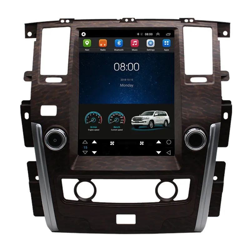 

12.1" Vertical Screen Tesla Autoradio Android Car Radio Audio Sat Nav Head Unit for Nissan Patrol 2009 2010 2012 2013 2014 2015