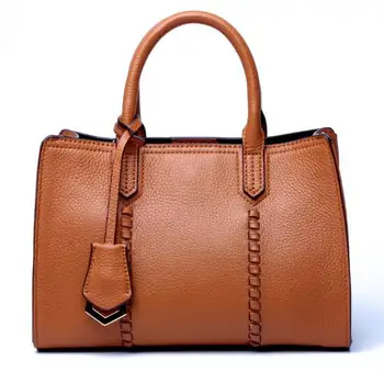 

100% Natural Cowhide Women Handbag High Quality Soft Genuine Leather Ladies Tote Bags Fashion Messenger bolsa feminina