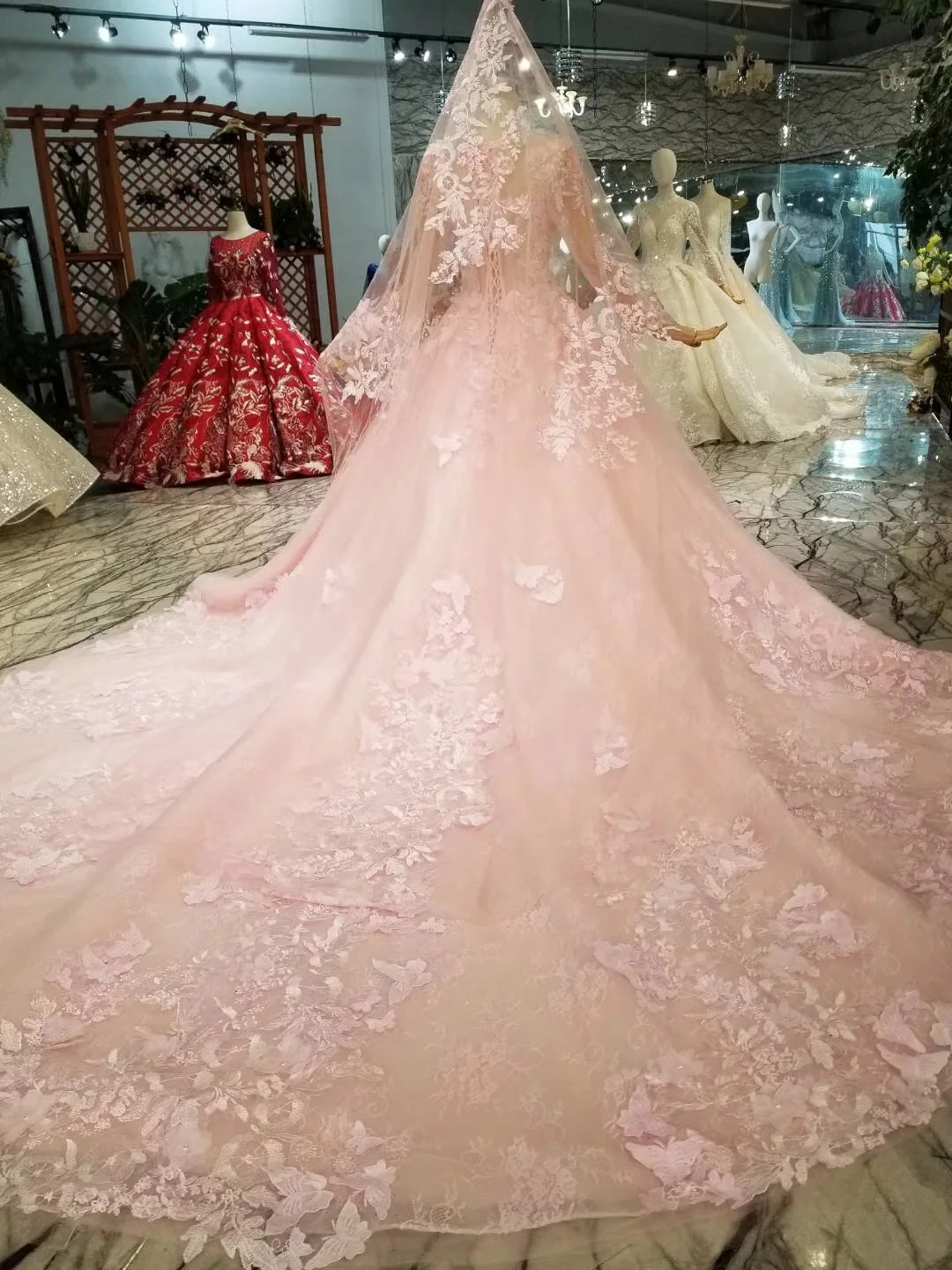 New Off The Shoulder Dress Sweet 16 Quinceanera Dresses Ball Gown Long Prom Dress Lace Appliques Pink 3d Flowers Party Gowns