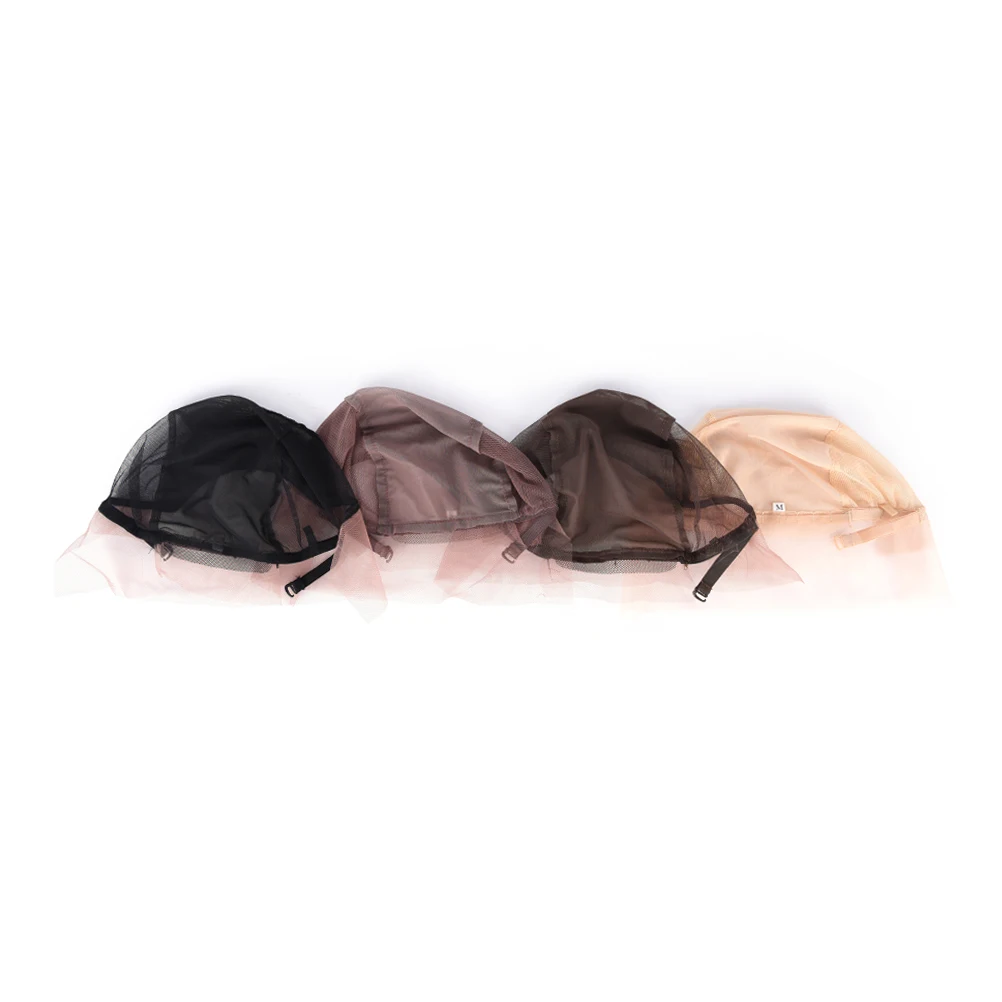 

Hair Net Hairnets Adjustable Women Professional Lace Front Wig Caps For Making Wigs With Strap Weaving Cap Tools