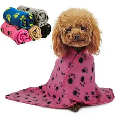 HELLOMOON лапы печатных теплый функциональный 5 цветов доступны мягкое теплое одеяло Двусторонняя доступны покрывало для собаки pet одеяло