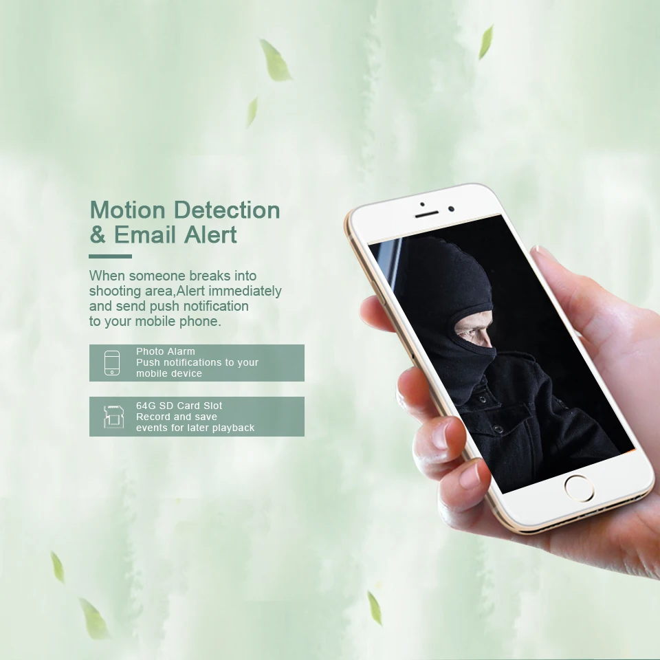 Кнопка BESDER HD 720P Мини WIFI IP камера Двусторонняя аудио ONVIF P2P Обнаружение движения