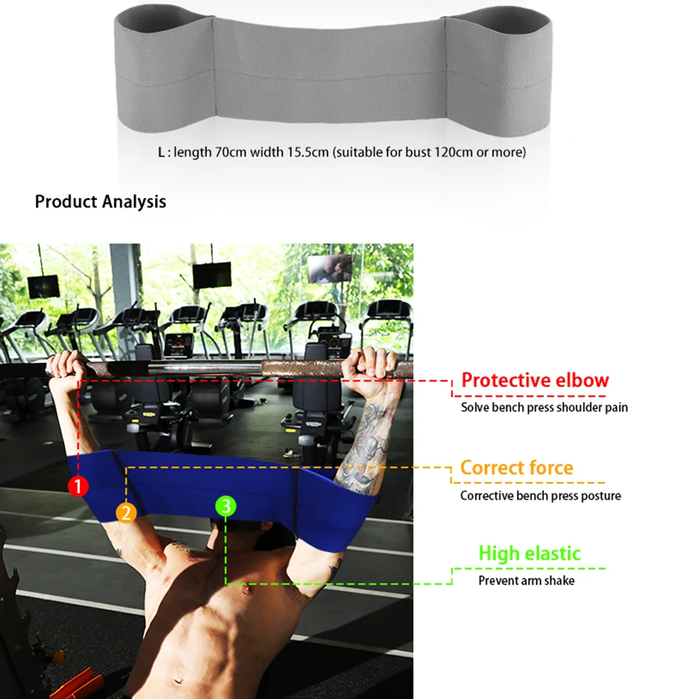 Bench Press Slingshot Gym Supplies Weightlifting Belt Elbow Guard