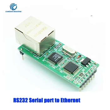 

1PC RS232 Serial to Ethernet Module TTL level 3.3V Tcp Ip UDP Network module to TTL Network port to RJ45 Module