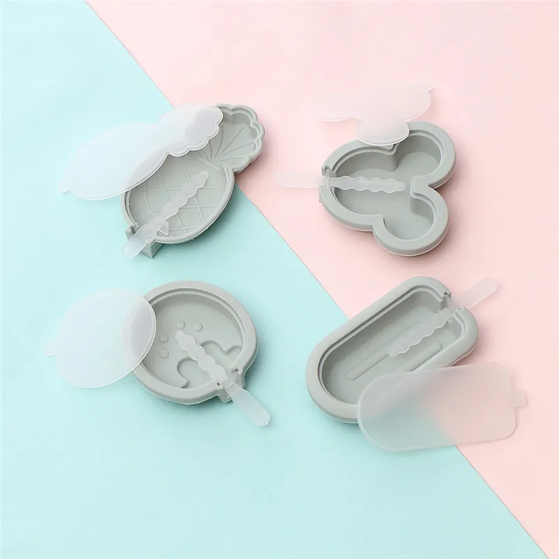

Cover Type Multi-type Silicone Ice Cream Ice Cream Mold Diy Kitchen Homemade Handmade Popsicle Ice Cubes Ice Bar Ice Mold Home