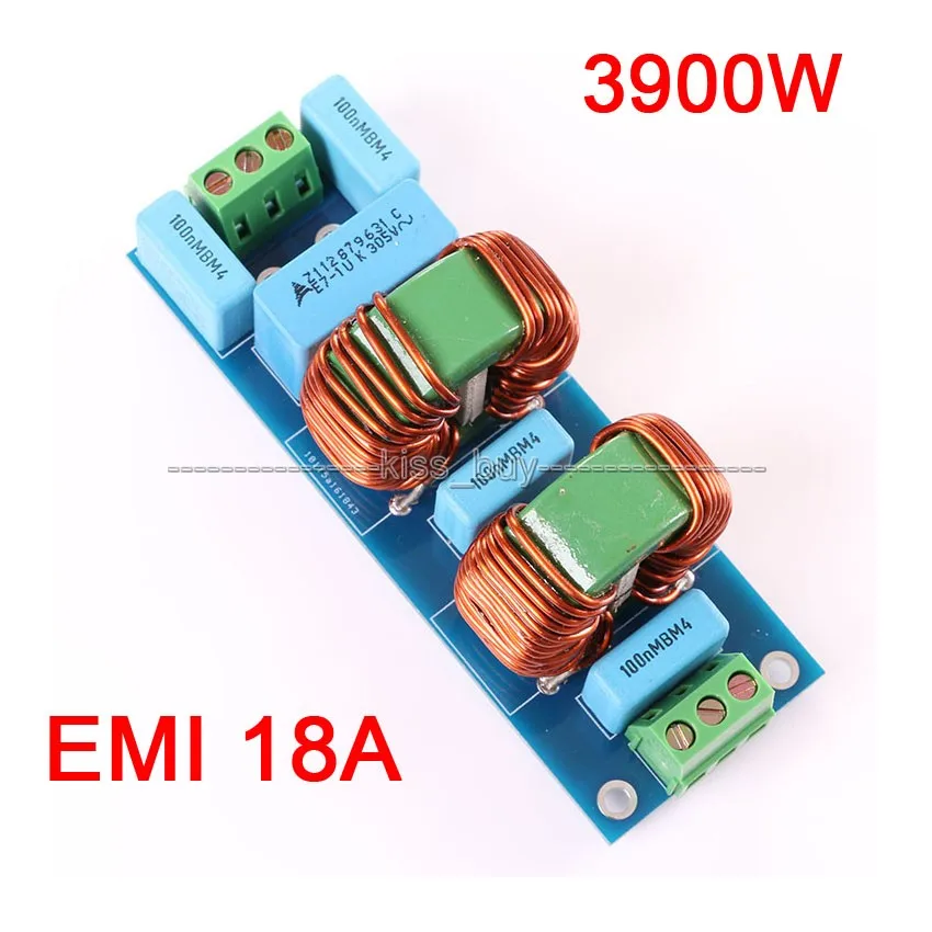 3900W EMI 18A High Frequency Power Filter Board DIY Kits For Speaker Amplifierin Integrated