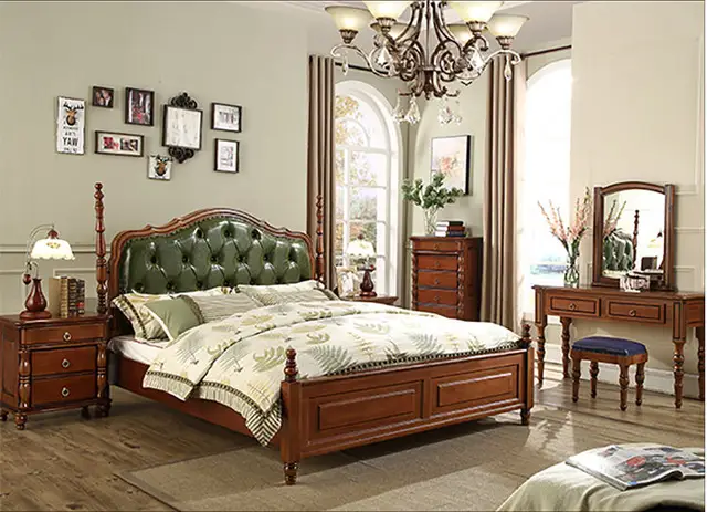 Best Price Europe and America Genuine leather bed solid wooden Soft Bed Bedroom Furniture cama muebles de dormitorio / camas quarto 1.8*2 m Best Price Europe and America Genuine leather bed solid wooden Soft Bed Bedroom Furniture cama muebles de dormitorio / camas quarto 1.8*2 m