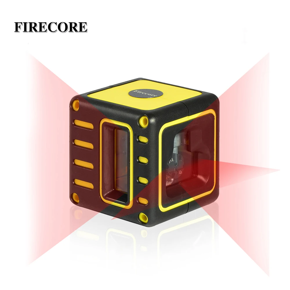 

FIRECORE F212R Mini Portable 3 Lines Laser Level 2V1H self leveling(3 degrees) Horizontal and Vertical Lines
