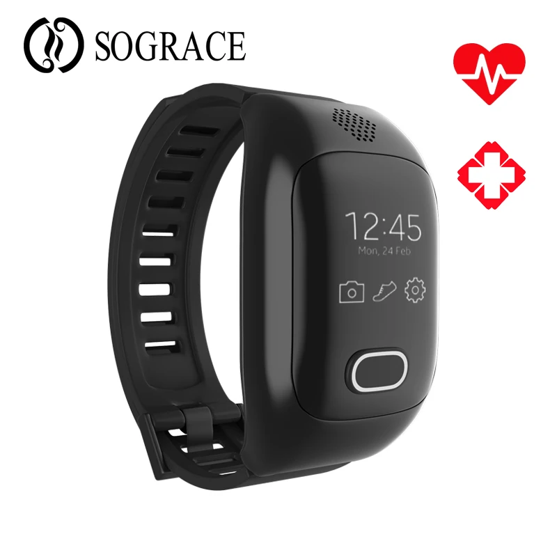 

GPS Smart Safe Watch Children SOS Smart Watch Anti lost IP67 Waterproof Smart Fitness Bracelet Tracker And Hear Rate Monitor