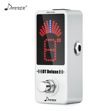 Donner DT Deluxe гитара Хроматическая педаль тюнера для электронной гитары бас